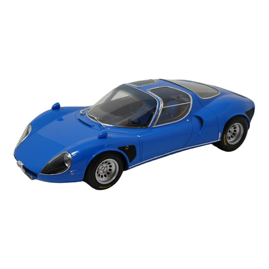 Alfa Romeoアルファロメオ 33 Stradale 1967 ブルー / LAUDO 1/18 ミニカー