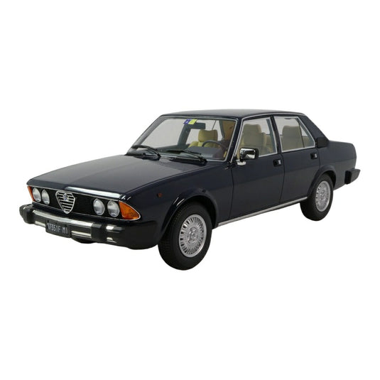 Alfa Romeoアルファロメオ Alfa 6 2.5 1979 ダークブルー / LAUDO 1/18 ミニカー