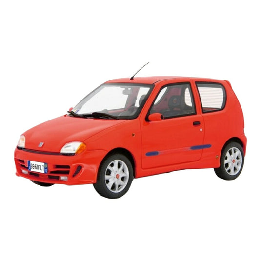 Fiatフィアット 600 Sporting Abarthアバルト 1998 レッド / LAUDO-RACING 1/18 ミニカー