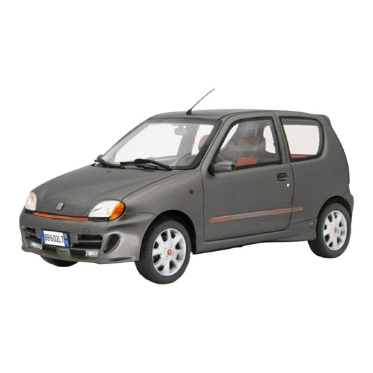 Fiatフィアット 600 Sporting Abarthアバルト 1998 ガンメタ / LAUDO-RACING 1/18 ミニカー