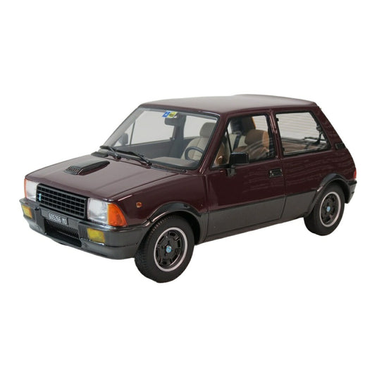 Innocentiイノチェンチ De Tomasoデトマソ Turbo 1983 ダークレッド / LAUDO 1/18 ミニカー