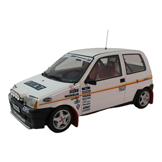 Fiatフィアット Cinquecentoチンクエチェント Trofeo 1992 ホワイト / LAUDO 1/18 ミニカー
