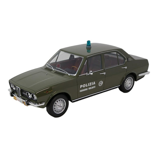 Alfa Romeoアルファロメオ Alfettaアルフェッタ 1.8 1973 ポリスカー グリーン / LAUDO 1/18 ミニカー