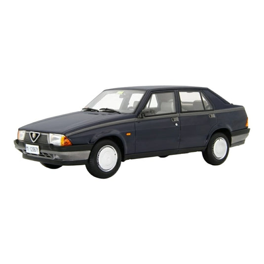 Alfa Romeoアルファロメオ 75 1.6-1.8 1985 ダークブルー / LAUDO-RACING 1/18 ミニカー