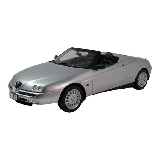 Alfa Romeoアルファロメオ Spiderスパイダー 2.0 Twin Spark 16V 1995 シルバー / LAUDO 1/18 ミニカー
