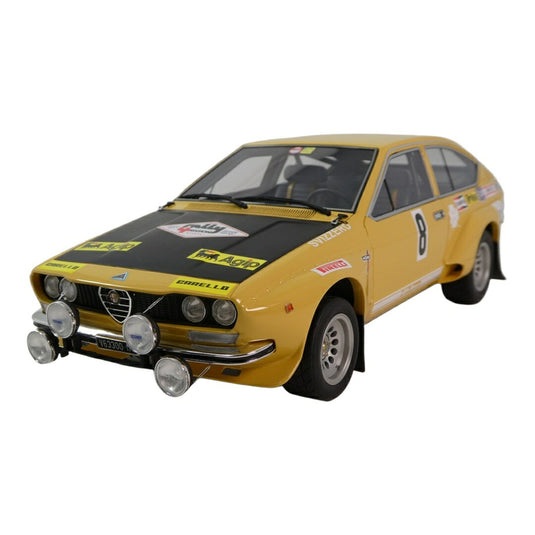 Alfa Romeoアルファロメオ Alfettaアルフェッタ Gr.2 Autodelta 1975 イエロー