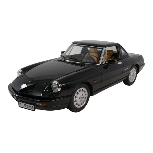 Alfa Romeoアルファロメオ Spiderスパイダー ハードトップ 1.6/2.0i 1990 ブラック / LAUDO 1/18 ミニカー