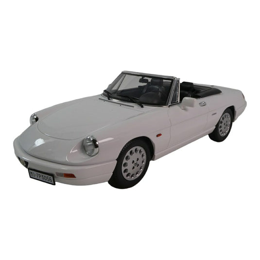 Alfa Romeoアルファロメオ Spiderスパイダー 1.6/2.0 i 1990 ホワイト / LAUDO 1/18 ミニカー