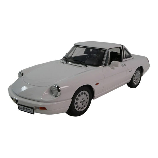 Alfa Romeoアルファロメオ Spiderスパイダー ハードトップ 1.6/2.0 i 1990 ホワイト / LAUDO 1/18 ミニカー