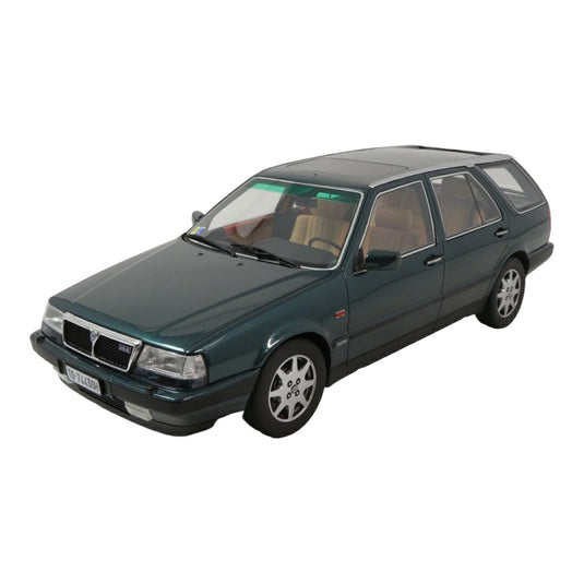 Lanciaランチア Themaテーマ ステーションワゴン ターボディーゼル 1988-92 グリーン / LAUDO 1/18 ミニカー