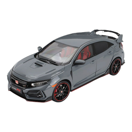 Hondaホンダ シビック TYPE-R FK8 2020 グレー 開閉機構付き / LCD 1/18 ミニカー