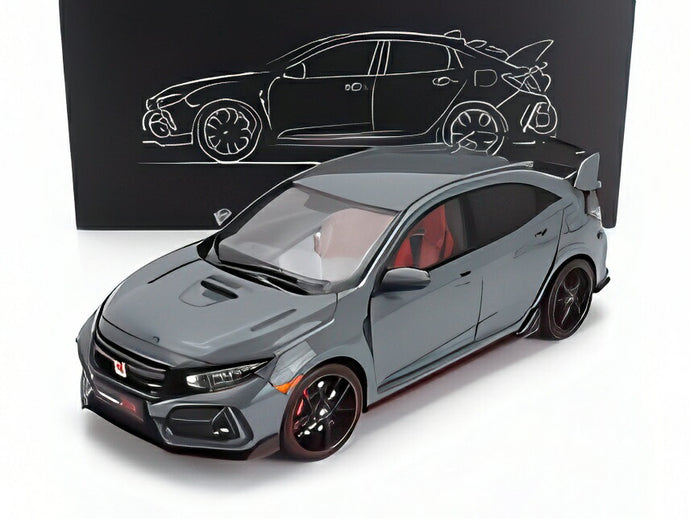 【予約】10-12月以降発売予定HONDA CIVIC タイプR (FK8) 2020 グレー/ LCD 1/18 ミニカー