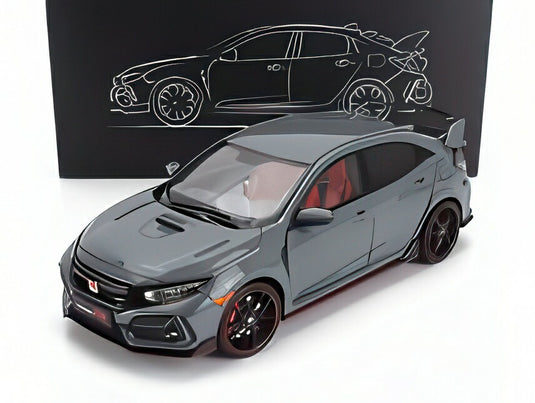 【予約】10-12月以降発売予定HONDA CIVIC タイプR (FK8) 2020 グレー/ LCD 1/18 ミニカー