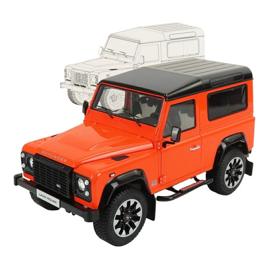 Land Roverランドローバー Defenderディフェンダー 90 Works V8 70周年記念 2018 オレンジ / LCD 1/18 ミニカー