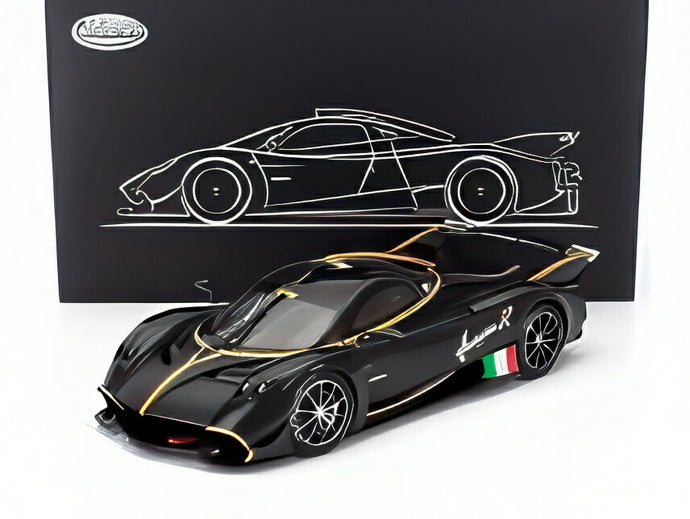 【予約】12月以降発売予定PAGANI ウアイラ R N1 2021 ブラックカーボン/ LCD 1/18 ミニカー