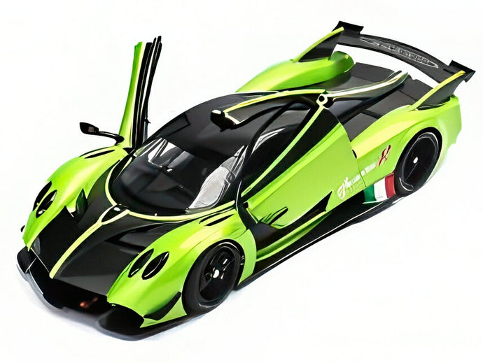【予約】12月以降発売予定PAGANI ウアイラ R 2021 グリーンカーボン/ LCD 1/18 ミニカー