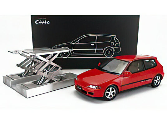 HONDA  CIVIC SIR II EG6 VTEC 1993  RED/LCD 1/18ミニカー