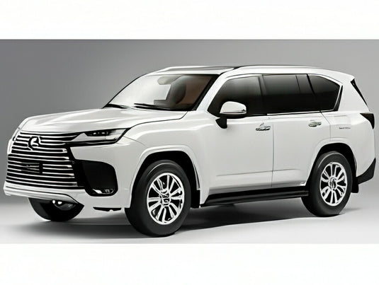 【予約】10-12月以降発売予定LEXUS LX600 2024 ホワイト/ LCD 1/18 ミニカー