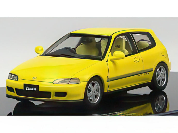 【予約】HONDA CIVIC SIR II EG6 VTEC 1993 イエロー/ LCD 1/43 ミニカー