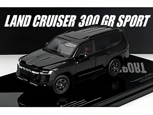 TOYOTA LAND CRUISER LC300-GR SPORT 2022 ブラック/ LCD 1/43 ミニカー