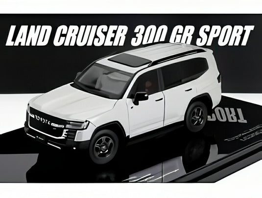 TOYOTA LAND CRUISER LC300-GR SPORT 2022 ホワイト/ LCD 1/43 ミニカー