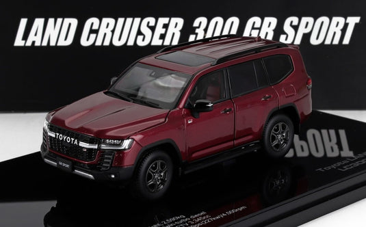 TOYOTAトヨタ LAND CRUISERランドクルーザー LC300 GR SPORT 2022 レッド / LCD 1/43 ミニカー
