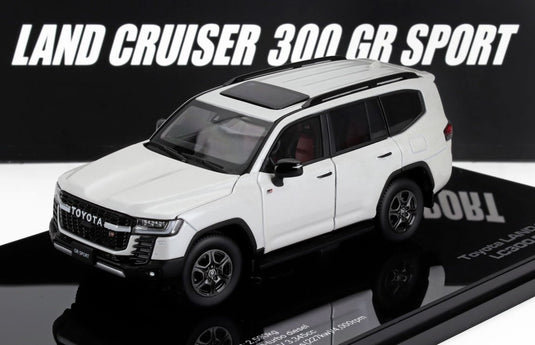 TOYOTAトヨタ LAND CRUISERランドクルーザー LC300 GR SPORT 2022 ホワイト / LCD 1/43 ミニカー