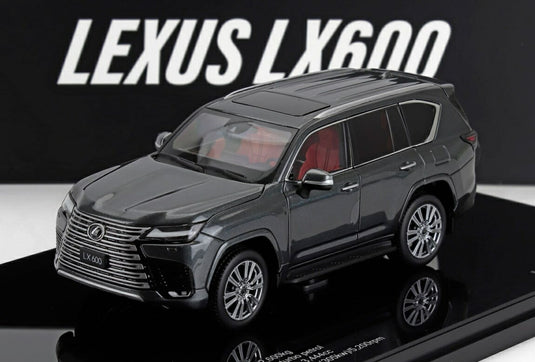 Lexusレクサス LX600 2024 グレー 開閉機構付き / LCD 1/43 ミニカー