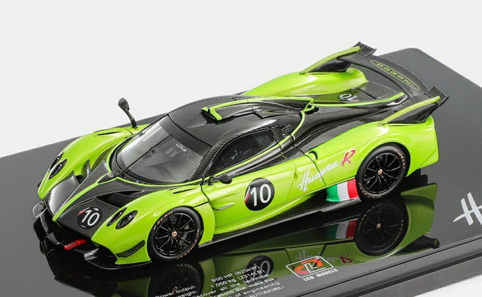 【予約】2026年発売予定PAGANI ウアイラ R N 10 レーシング 2021 グリーン ブラック/ LCD 1/43 ミニカー
