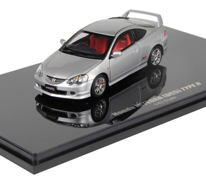 HONDA インテグラ DC5 TYPE-R シルバーグロウ/ LCD 1/43 ミニカー