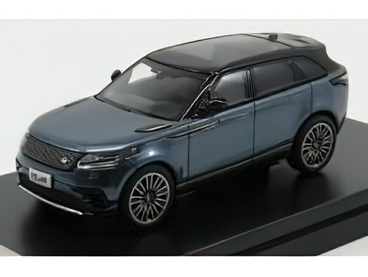 LAND ROVER RANGE ROVER VELAR RHD 2018 BLUE GREY MET/LCD 1/64ミニカー