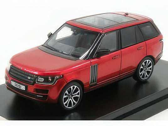 LAND ROVER RANGE SV AUTOBIOGRAPHY DYNAMIC 2017 RED/LCD 1/64ミニカー