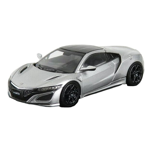 Hondaホンダ NSX 2017 シルバー / LCD 1/64 ミニカー