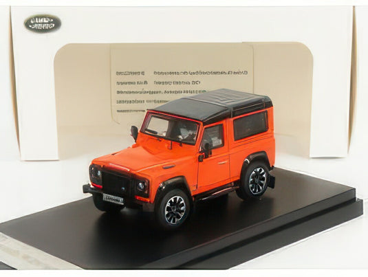 LAND ROVER DEFENDER 90 WORKS V8 70th EDITION 2018 ORANGE/LCD 1/64ミニカー
