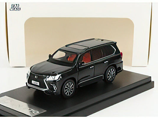LEXUS LX570 2018 BLACK/LCD 1/64ミニカー