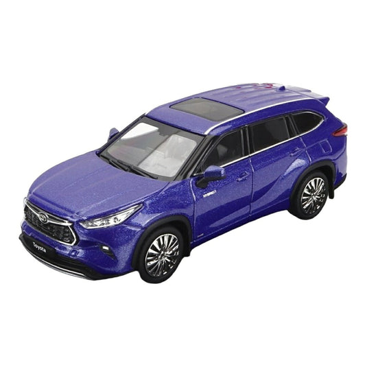 Toyotaトヨタ Highlanderハイランダー 2022 ブルー / LCD 1/64 ミニカー