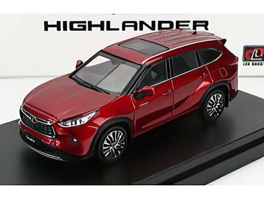 TOYOTA  HIGHLANDER 2022  RED/LCD 1/64ミニカー