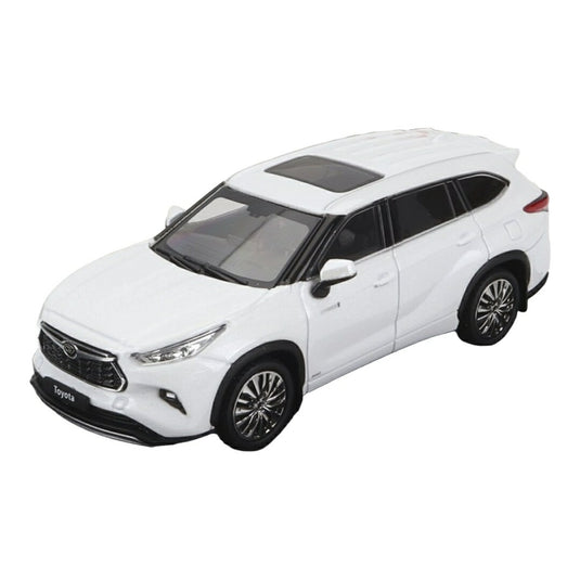 Toyotaトヨタ Highlanderハイランダー 2022 ホワイト / LCD 1/64 ミニカー