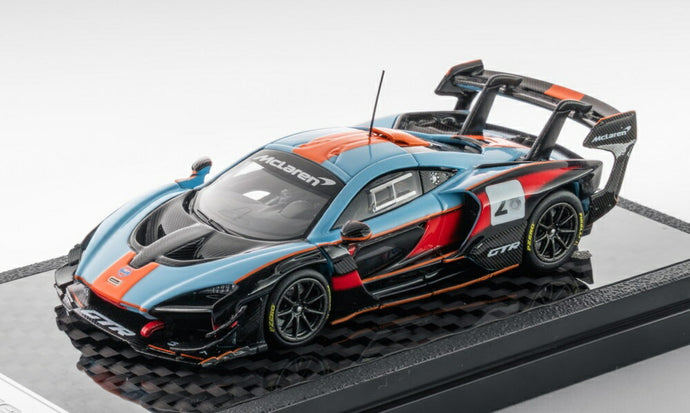 【予約】2026年発売予定McLAREN SENNA GTR N 28 GULF レーシング 2021 ブラック レッド ライトブルー/ LCD 1/64 ミニカー