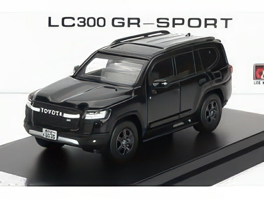 TOYOTA LAND CRUISER LC300GR SPORT 2022 BLACK/LCD 1/64ミニカー