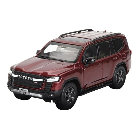 Toyotaトヨタ ランドクルーザー LC300 GR SPORT 2022 レッド / LCD 1/64 ミニカー