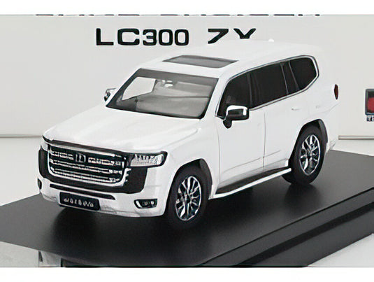 TOYOTA  LAND CRUISER LC300ZX 2022  WHITE/LCD 1/64ミニカー