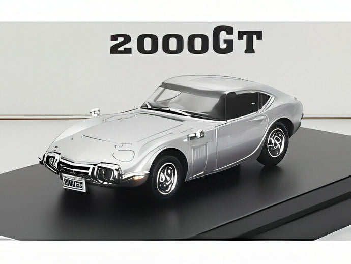 TOYOTA 2000GT クーペ 1967 シルバー/ LCD 1/64 ミニカー