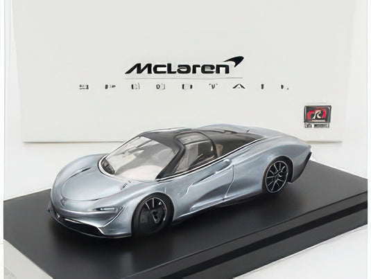 McLAREN SPEEDTAIL 2019 LIGHT BLUE/LCD 1/64ミニカー