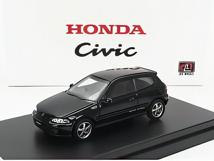 HONDA シビック EG6 VTEC 1993 ブラック/ LCD 1/64 ミニカー