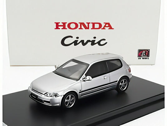HONDA CIVIC EG6 VTEC 1993 シルバー/ LCD 1/64 ミニカー