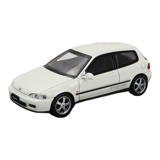 Hondaホンダ Civicシビック EG6 VTEC 1993 ホワイト / LCD 1/64 ミニカー