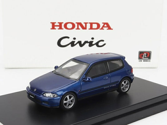 Hondaホンダ Civicシビック EG6 VTEC 1993 ブルー / LCD 1/64 ミニカー
