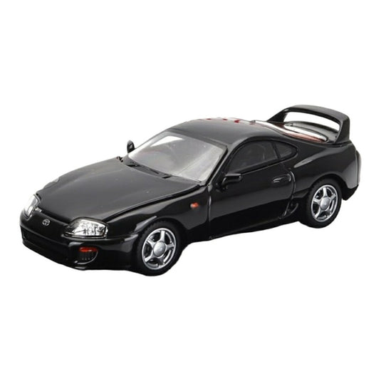 Toyotaトヨタ Supraスープラ MKIV A80 クーペ 1993 ブラック エンジン詳細再現 / LCD 1/64 ミニカー