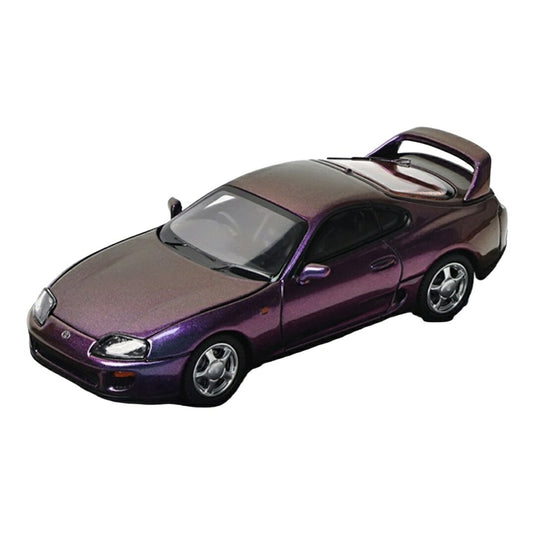 【予約】2026年発売予定 Toyotaトヨタ Supraスープラ MKIV A80 クーペ 1993 カメレオンパープル エンジン詳細仕様 / LCD 1/64 ミニカー